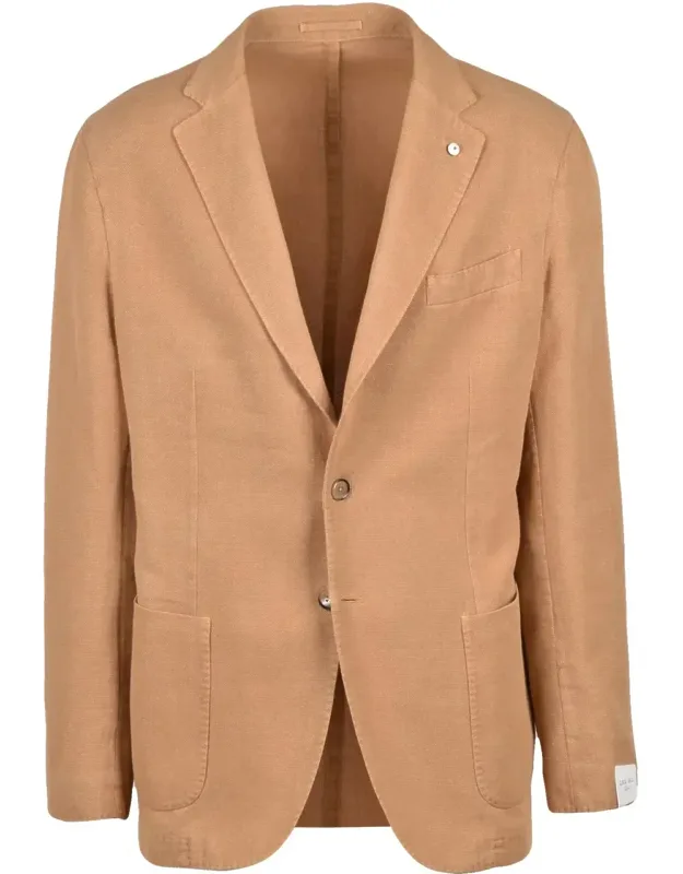 Cotton Ramie Rounded Blazer