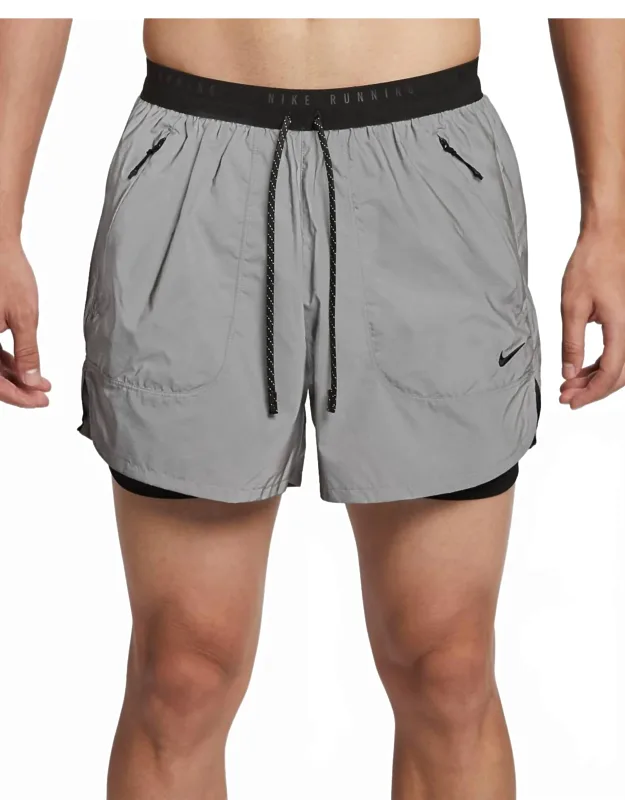 2-in-1 Reflective Running Shorts