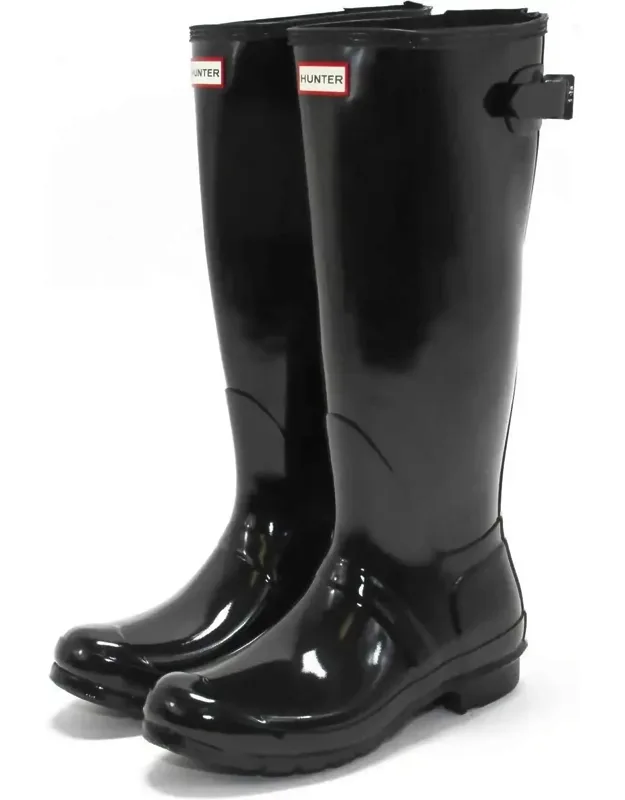 Original Tall Back Adjustable Gloss Rain Boots