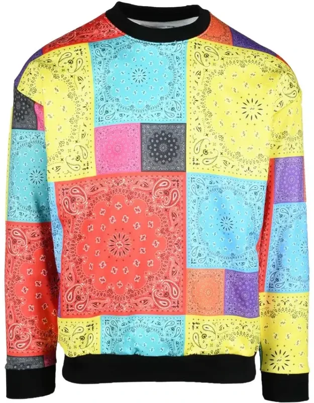 Multicolor Polyester Sweatshirt