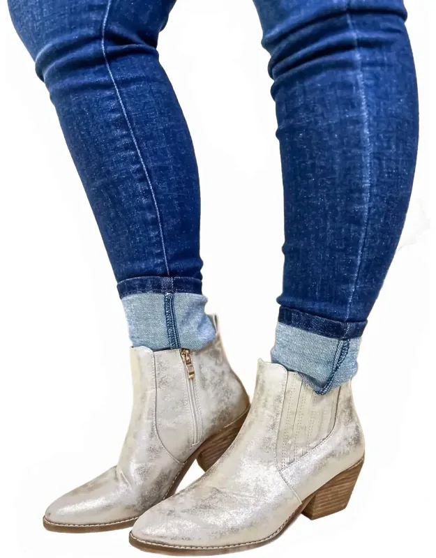 Metallic Potion Booties