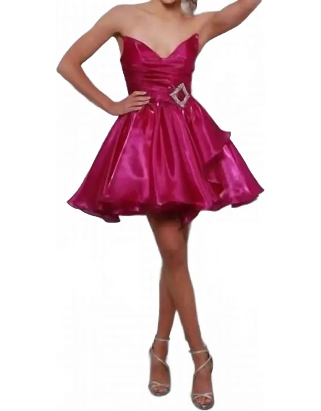 Jeweled Waist Cocktail Dress