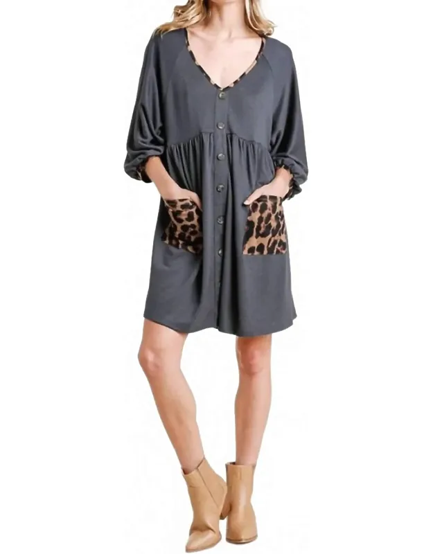 Leopard Pocket Dress