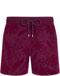 Ultra-light And Packable Swim Trunks Flocked Birds Of Paradise