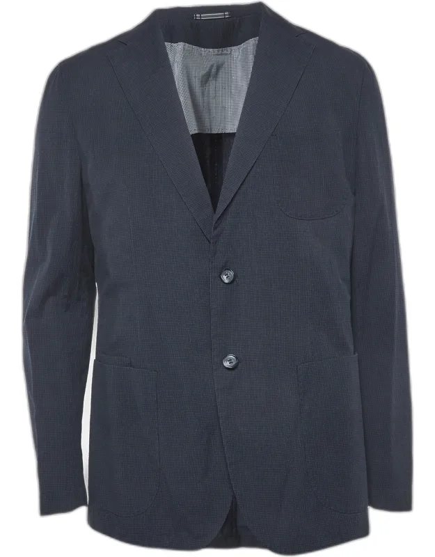 Selection Check Stretch Cotton Larian Blazer