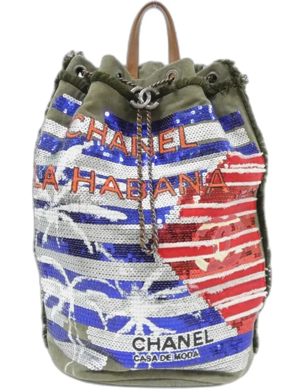 Canvas Spangle Backpack
