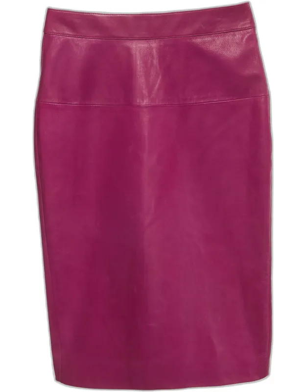Leather Pencil Skirt