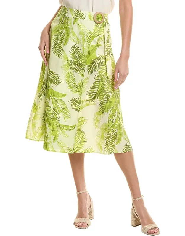 Faux Wrap Skirt