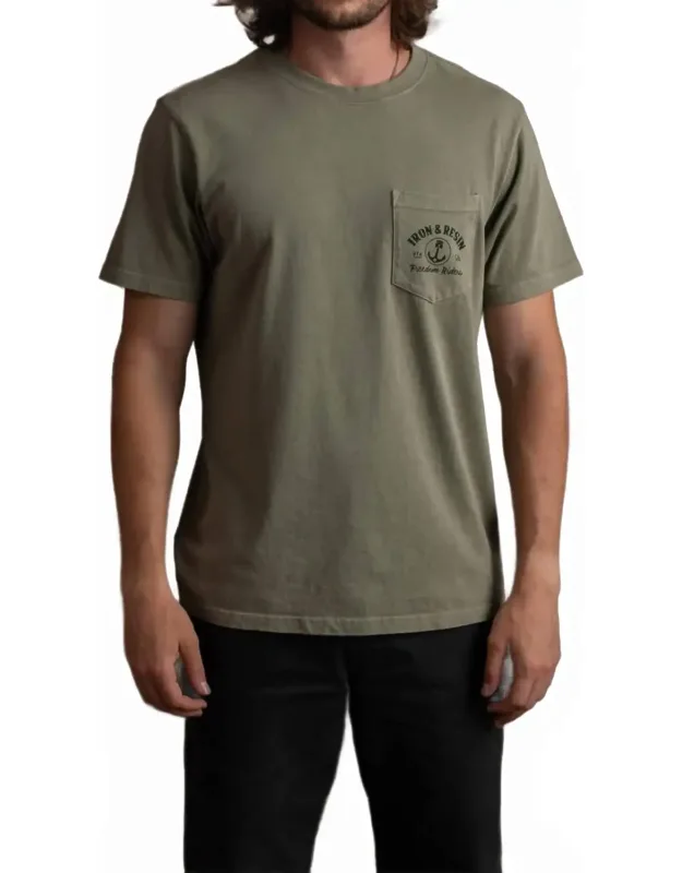 Fortune Favors The Brave Pocket Tee