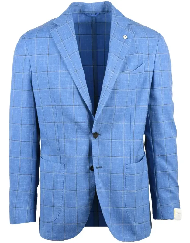 Wool Polyamide Linen Rounded Jacket