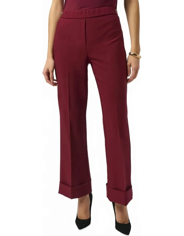 Lux Pull On Flared Pants