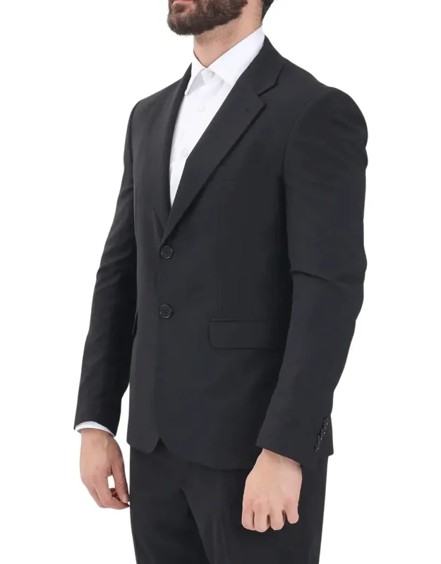 Polyester Viscose Elastane Rounded Jacket