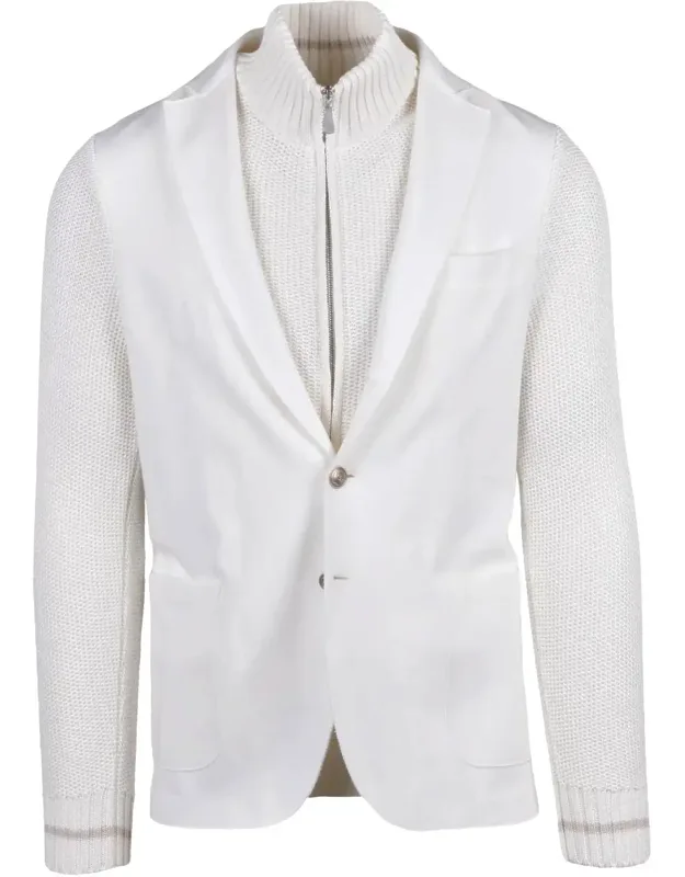 Cotton Polyamide Elastane Blazer