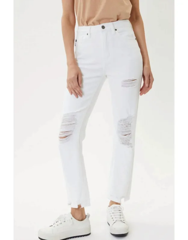 Ocean Breeze High Rise Distressed Jeans