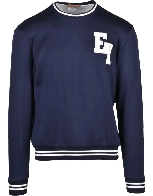 Cotton Polyamide Crewneck Sweatshirt
