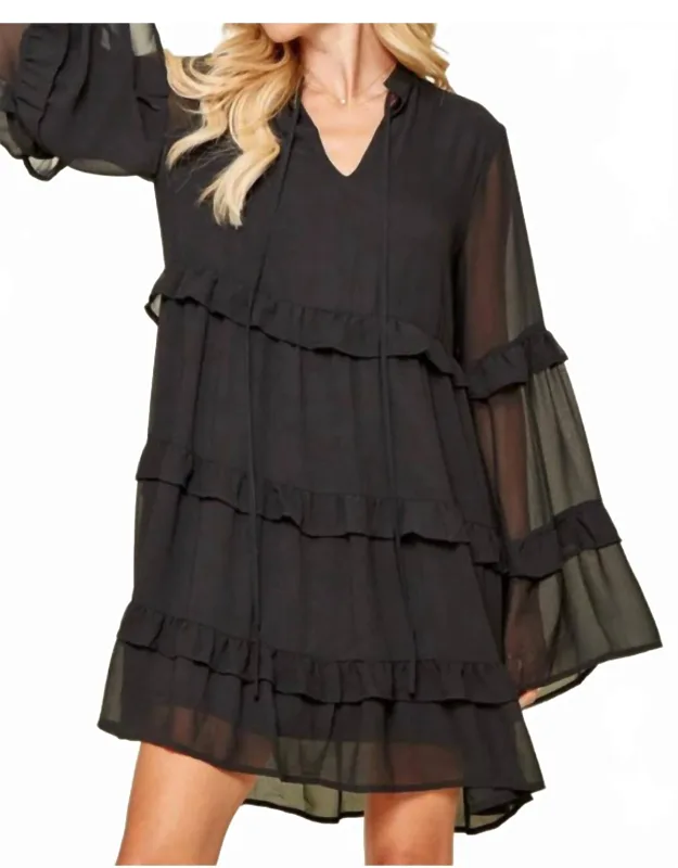 Daphne Long Sleeve Mini Dress