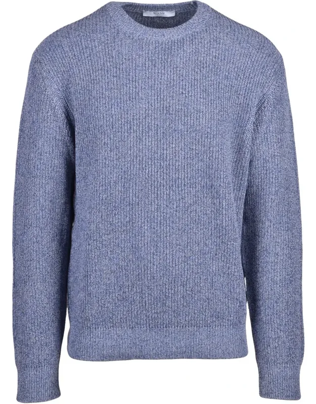 Cotton Linen Crew Sweater