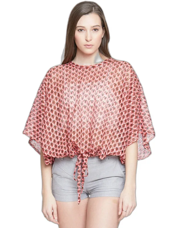Fish Net Tie Top