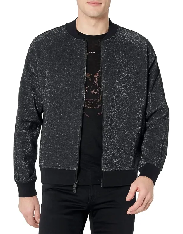 Lurex Bomber Jacket
