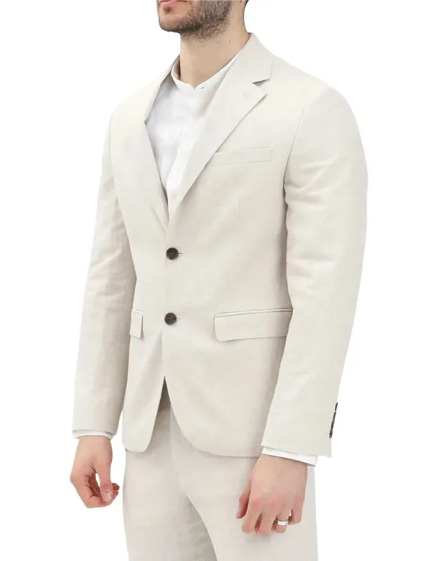 Linen Cotton Rounded Jacket