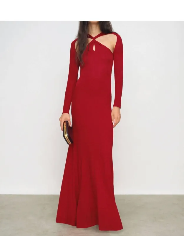 Cut Out Knitted Dress