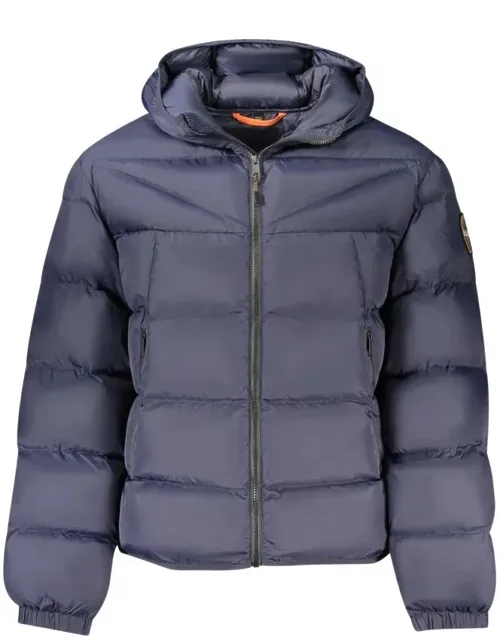 Napapijri Polyamide Jacket With Applique Details And Recycled Material