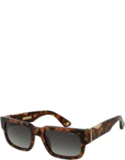 Police Cellulose Acetate Sunglasses With Green Lenses