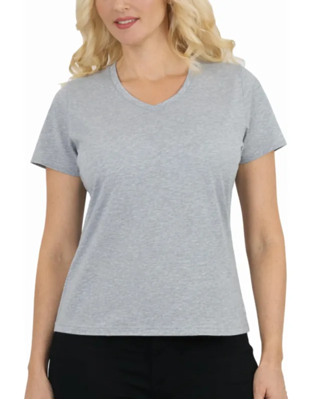 Relaxed Fit V-neck Short Sleeve T-shirt