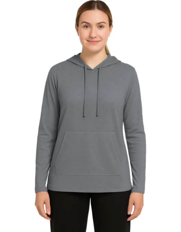 Loose Fit Cotton Lightweight Casual Pullover Drawstring Hoodie With Pocket