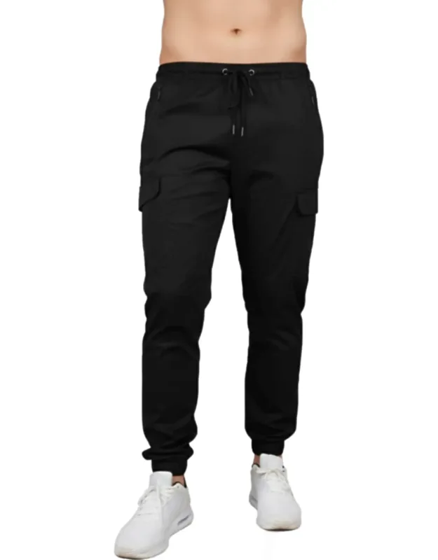 Cotton Flex-stretch Cargo Joggers