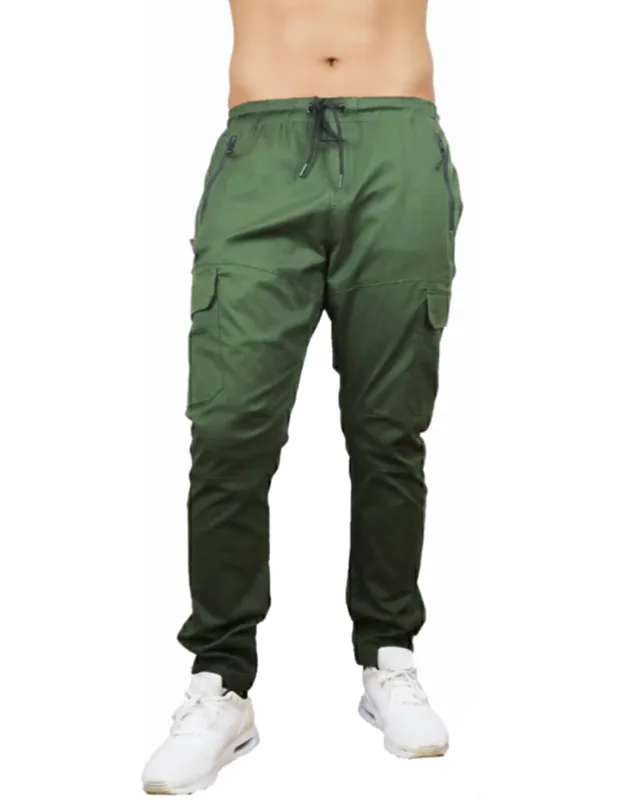 Cotton Flex-stretch Cargo Joggers