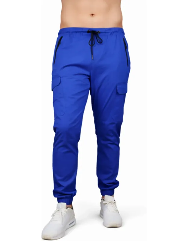 Cotton Flex-stretch Cargo Joggers