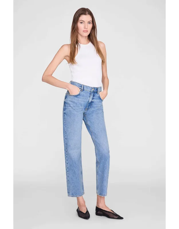 Kate Jean - Rigid Cotton Denim, Mid-rise