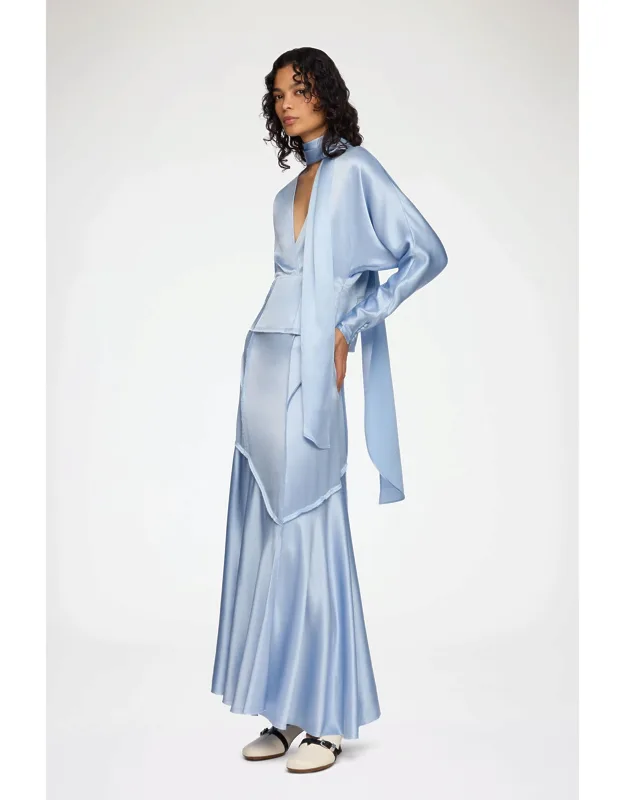 Long Skirt In Satin
