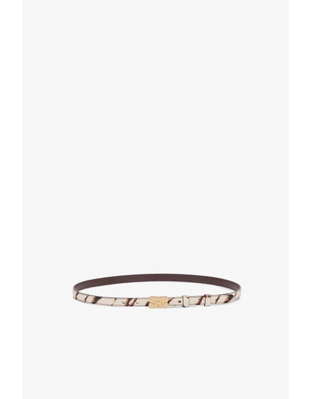 Kat Belt Small In Zebra