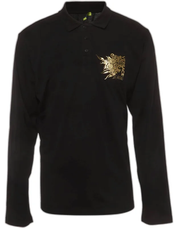 Tiger Graphic Jersey Polo Shirt