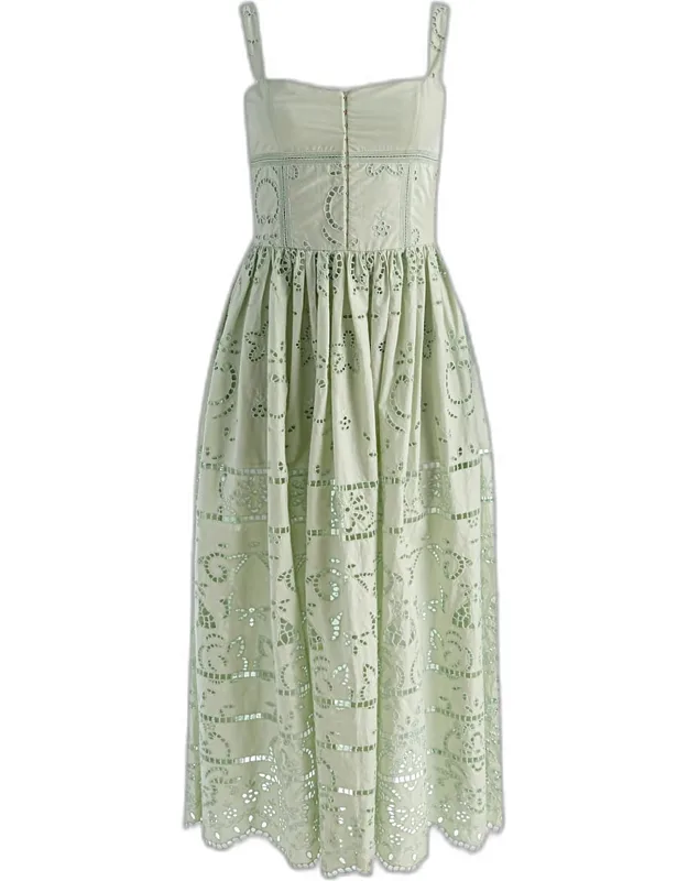 Embroidered Maxi Dress