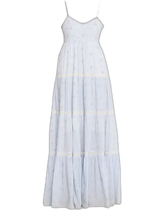 Floral Cotton Maxi Dress