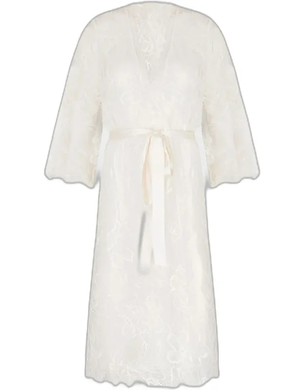 Floral Lace Robe