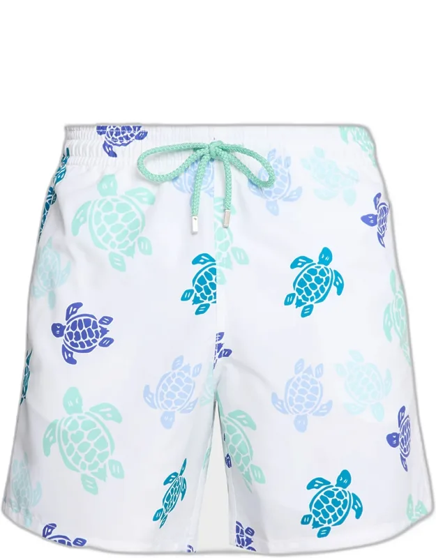 Tortues Multicolor Nylon Swim Trunks
