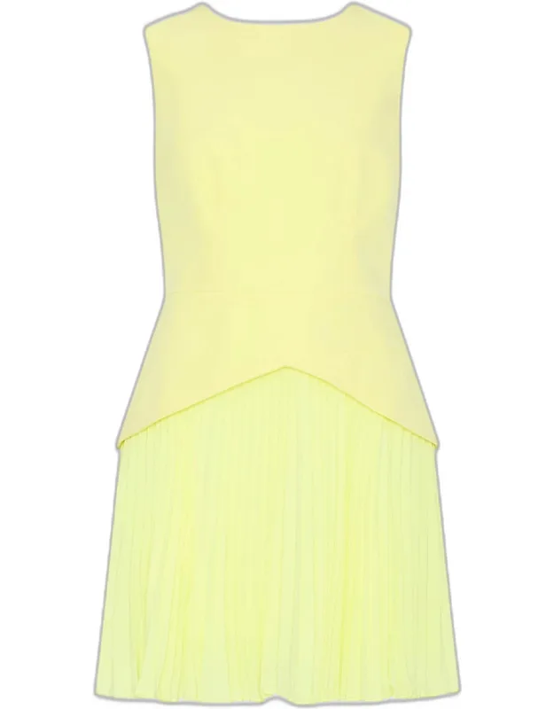 Pleated Minidress