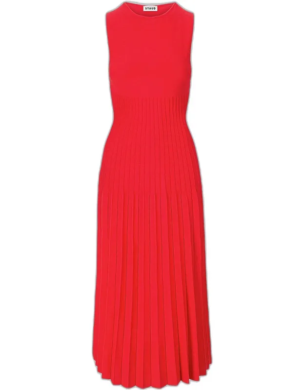 Pleated Midi-dress