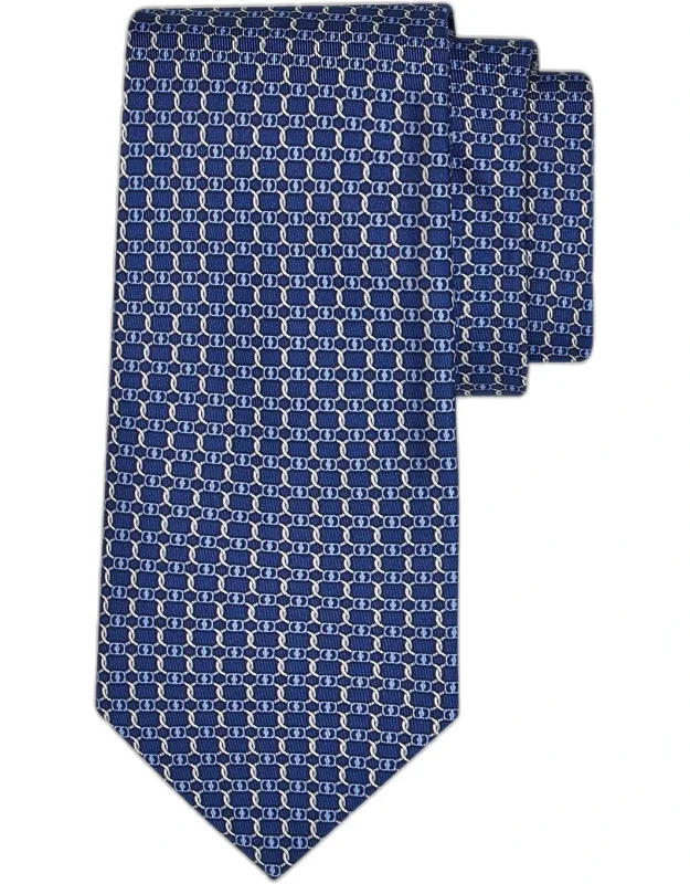 Aida Silk Tie - Chain Motif