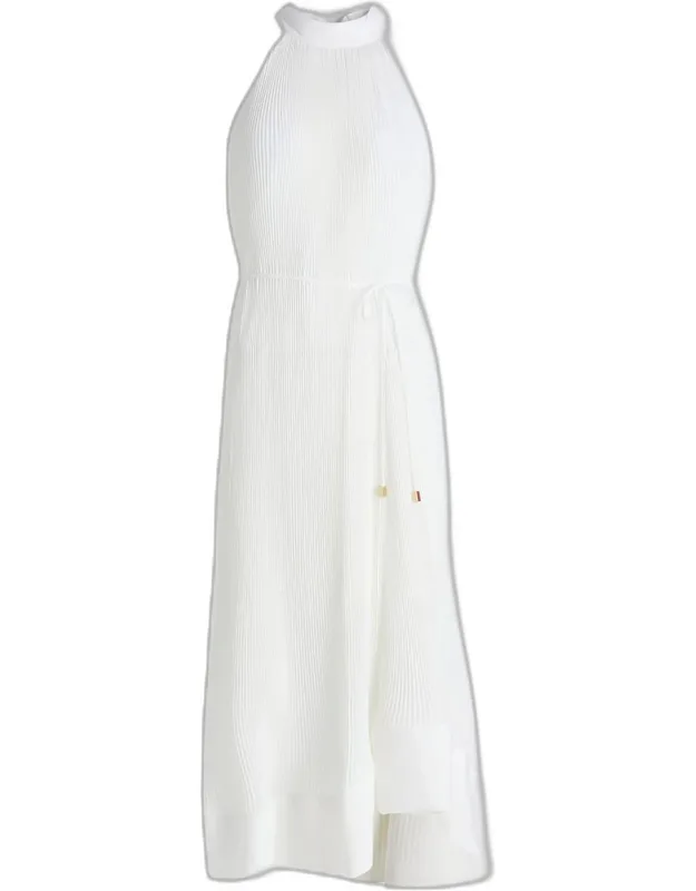 Pleated Midi-dress