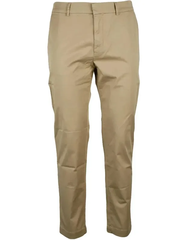 Khaki Stretch Trousers