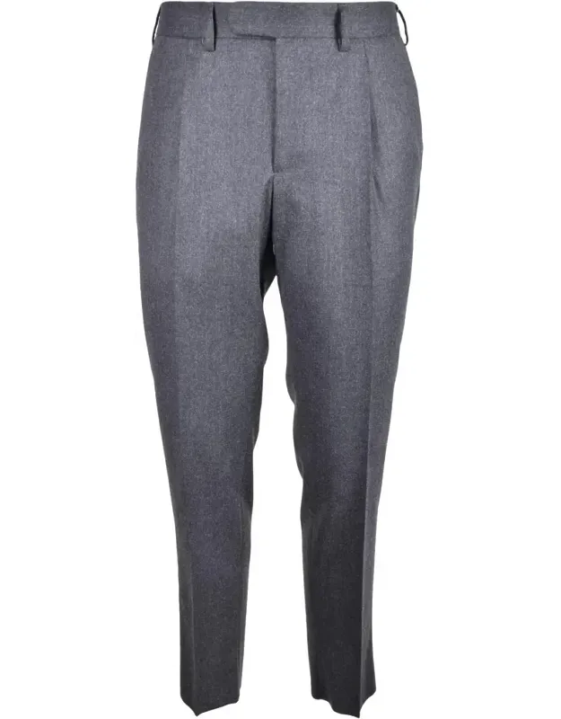 Tailored Trousers With Classic Fit And Refined Details