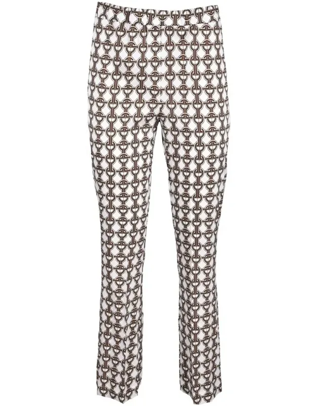 Mixed Fabric Trousers