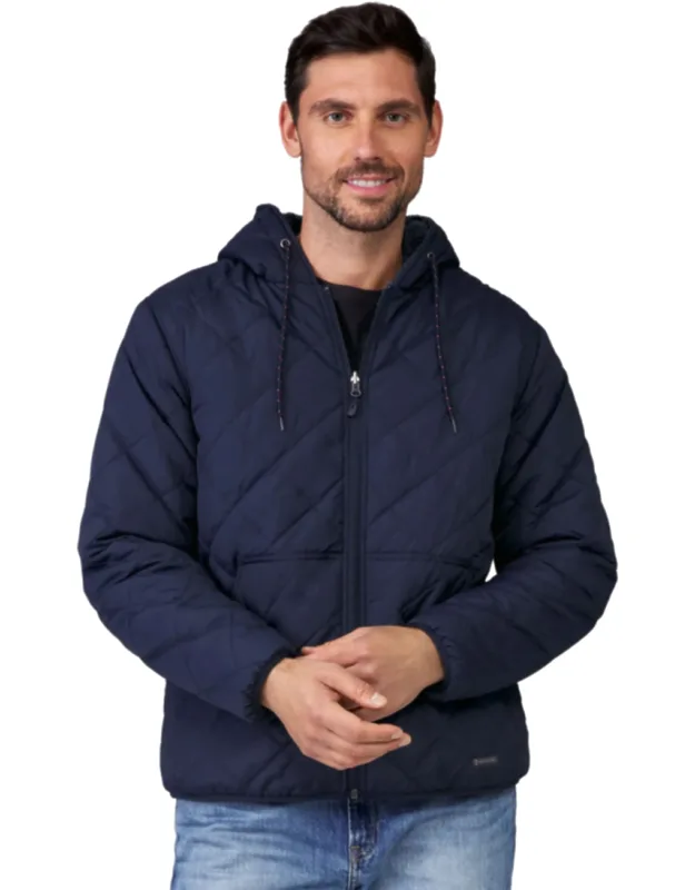 Atlas Hooded Quilted Reversible Sherpa Jacket