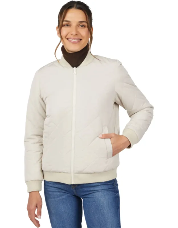 Stratus Lite Reversible Quilted Bomber Jacket