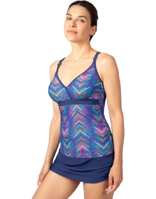 Macrame Back Tankini Top